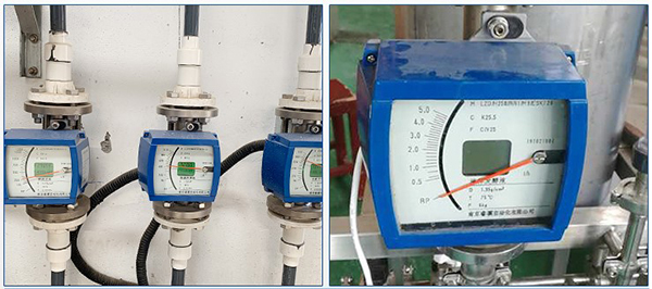 实验室用转子流量计现场安装使用图