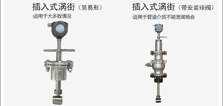 插入式涡街流量计产品图