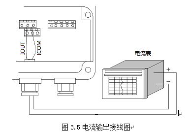 电磁流量计电流输出接线图