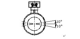 dn200污水流量计安装位置示意图