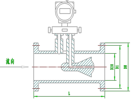 内锥流量计工作原理图