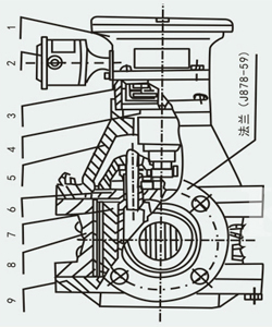 dn50柴油流量计结构图