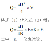 智能型污水流量计工作原理公式