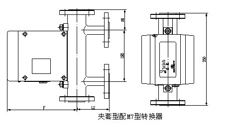 防爆型转子流量计外形尺寸图