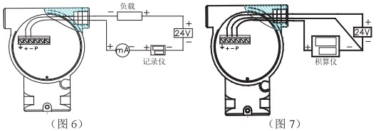 高炉煤气流量计接线图