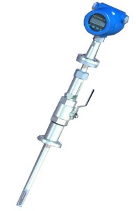 高温型热式气体质量流量计插入型安装结构图