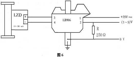 气体浮子流量计本安防爆型接线图